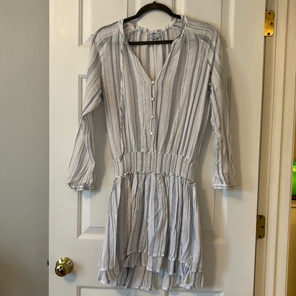 Rails Jasmine Fiji Stripe Long Sleeve Dress - M - Picture 1 of 11